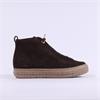 Paul Green Hidden Bungee Lace Hi Top - Chocolate Suede